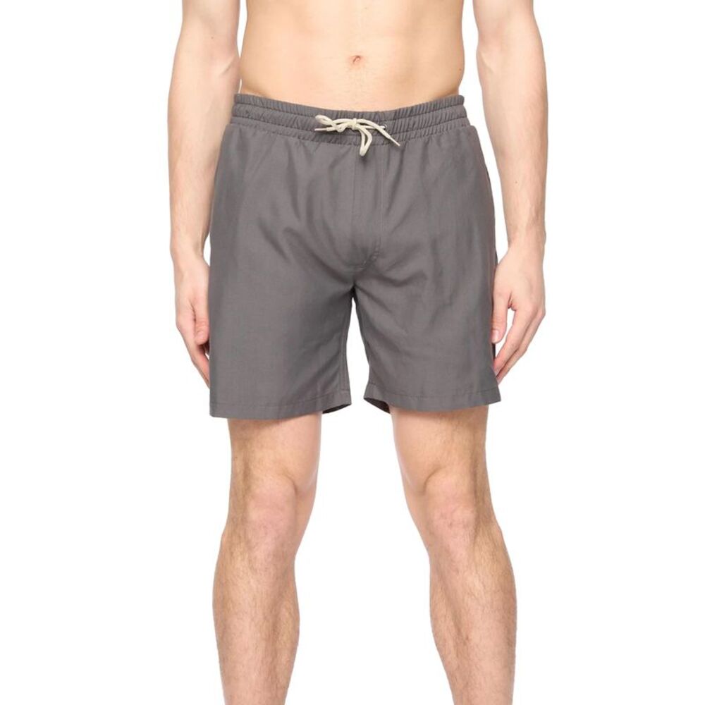 Crosshatch Mens Wabasso Swim Shorts / Charcoal